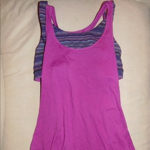 Lulu lemon tank with bra attached
